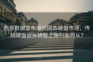 西部數據宣布退出固態硬盤市場，傳統硬盤巨頭轉型之路何去何從？